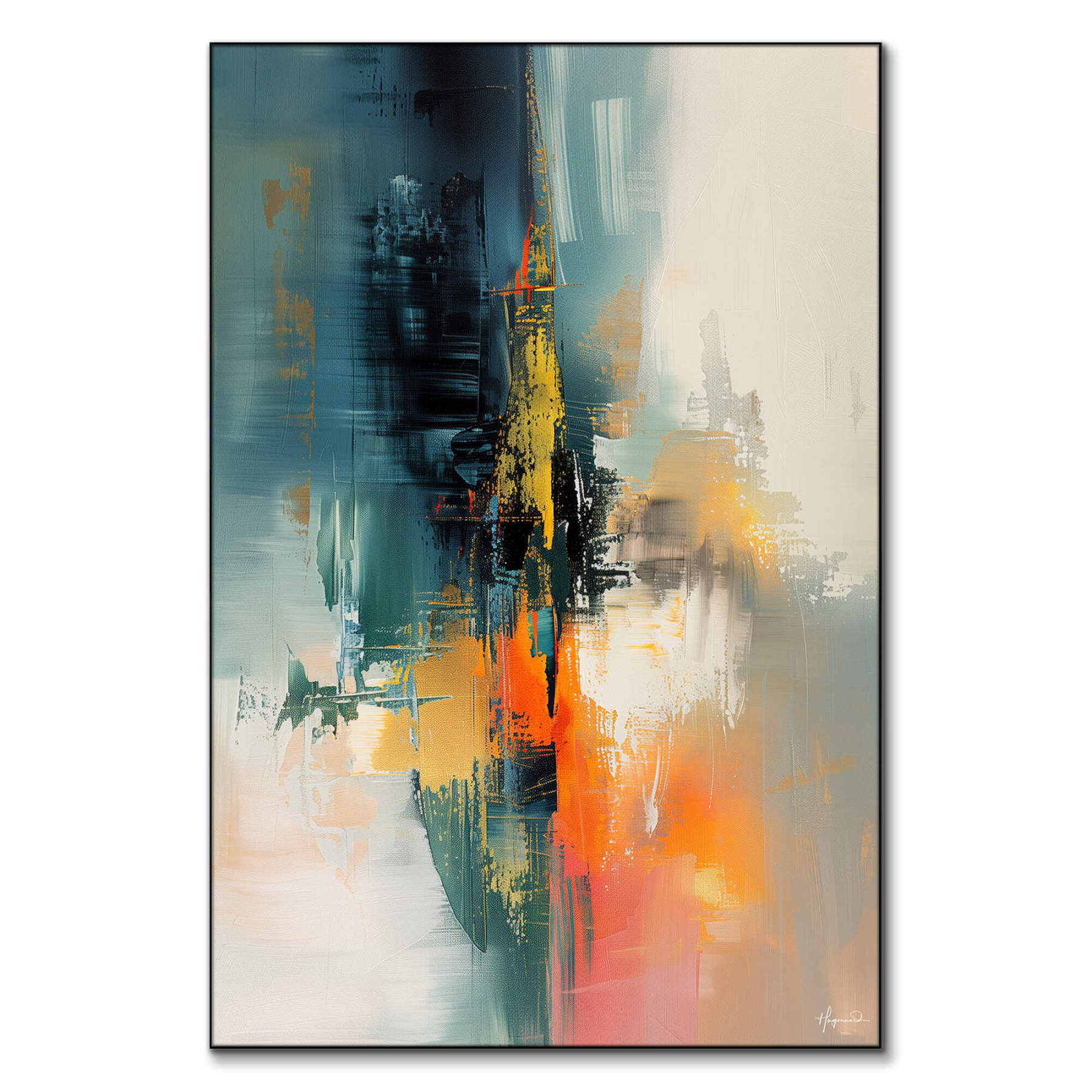 Landscape Art Painting hand-painted #HM1875