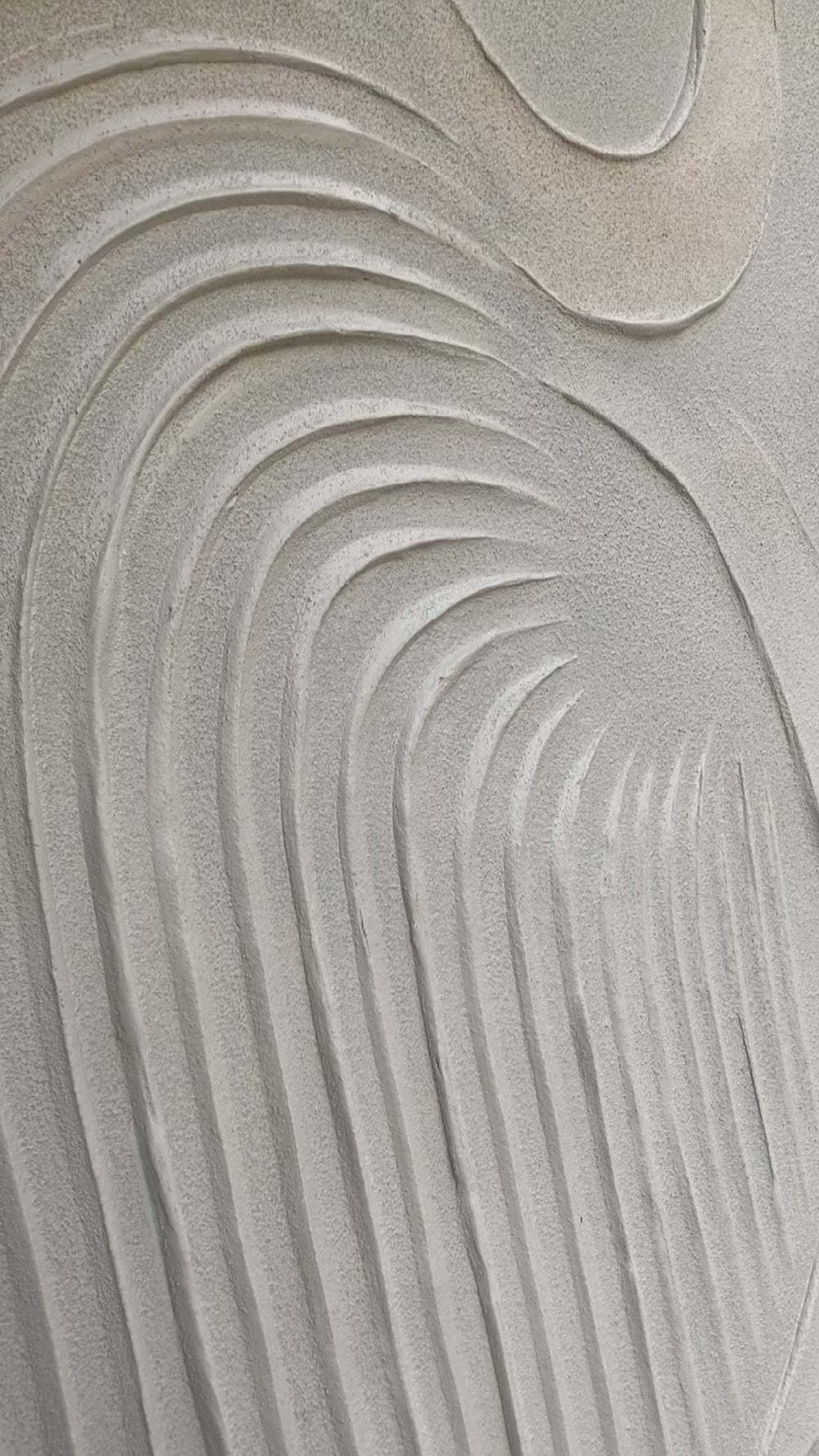 Plaster Art Painting hand - painted #HM1833