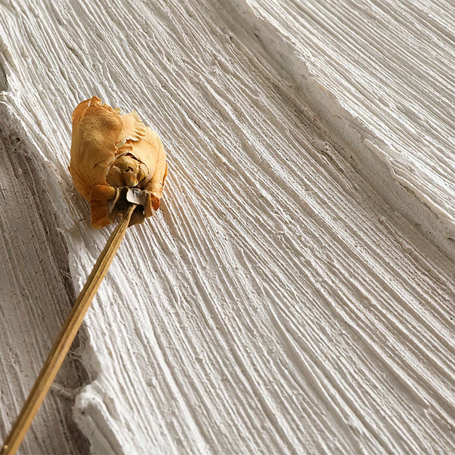 White Minimalist Plaster Art Painting hand-painted #HM1851