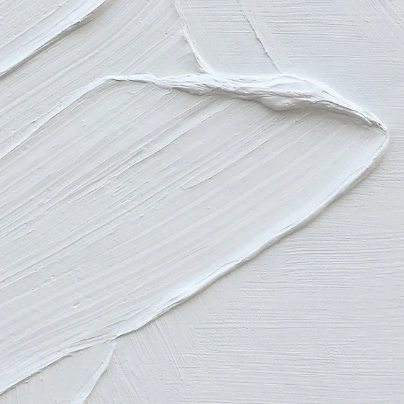 White Minimalist Plaster Art Painting hand-painted #HM1854