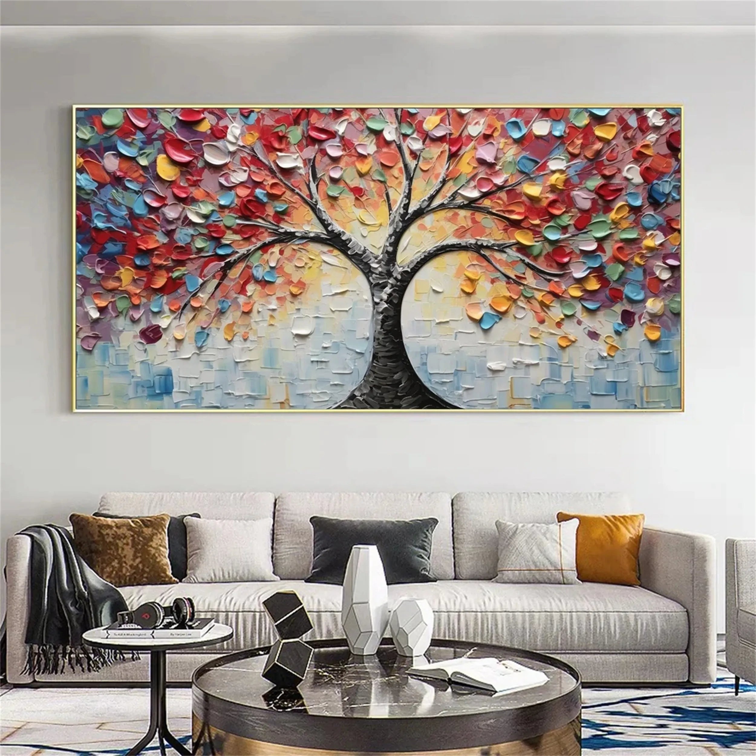 Colorful Paintings Art Painting hand - painted #HM1408