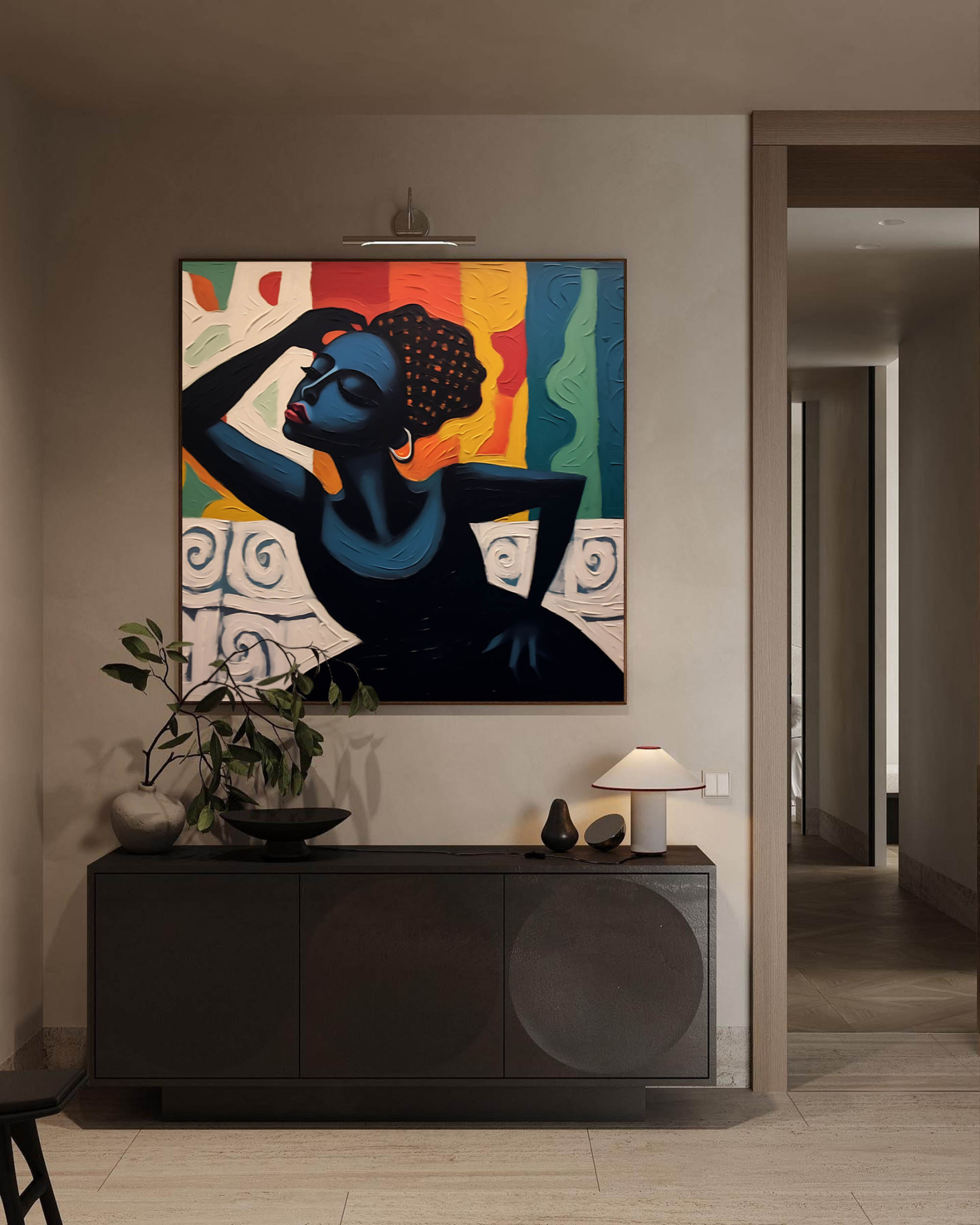 Abstract Graffiti Art Painting hand-painted #HM813-Homemural