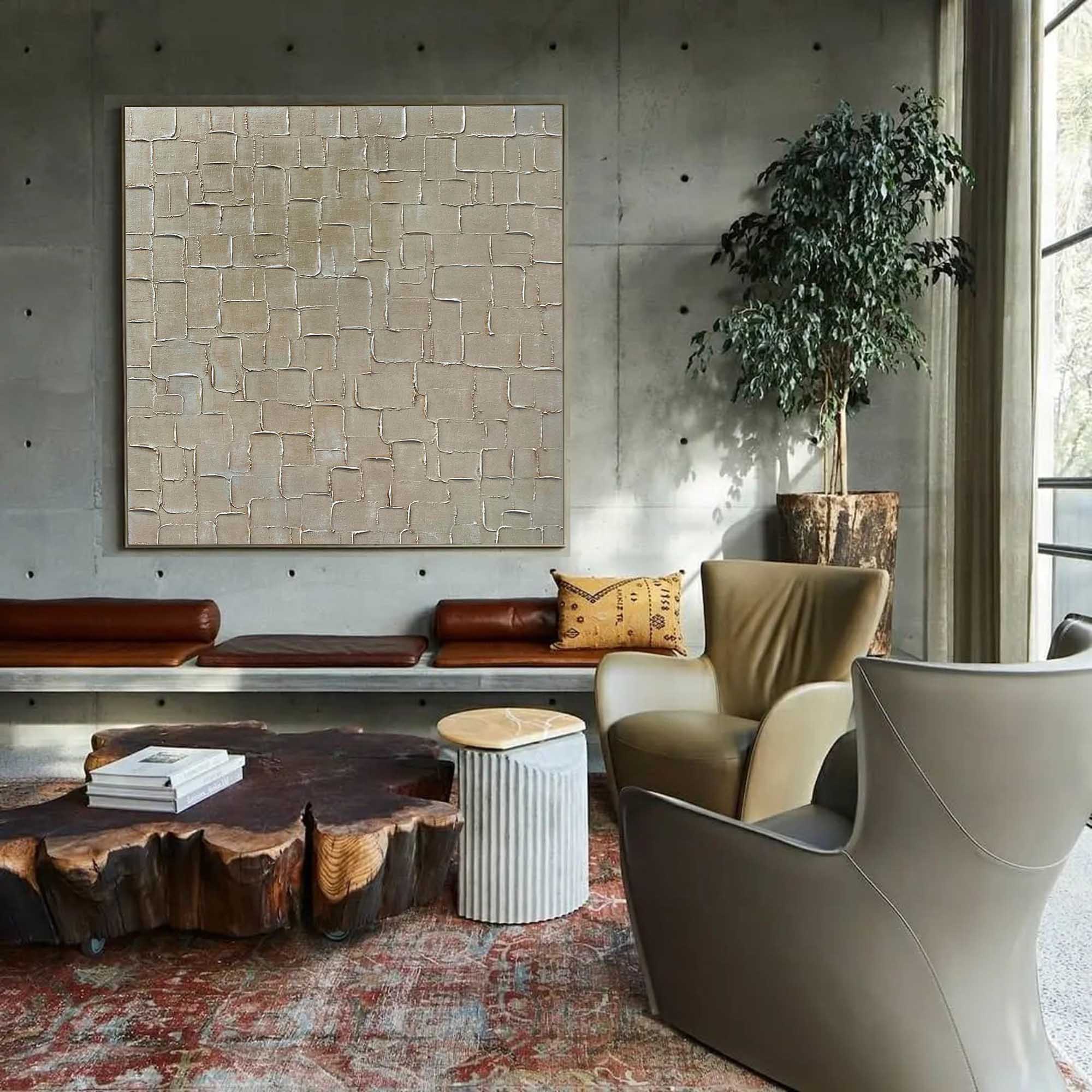 Wabi-Sabi Art Painting hand - painted #HM630-Homemural