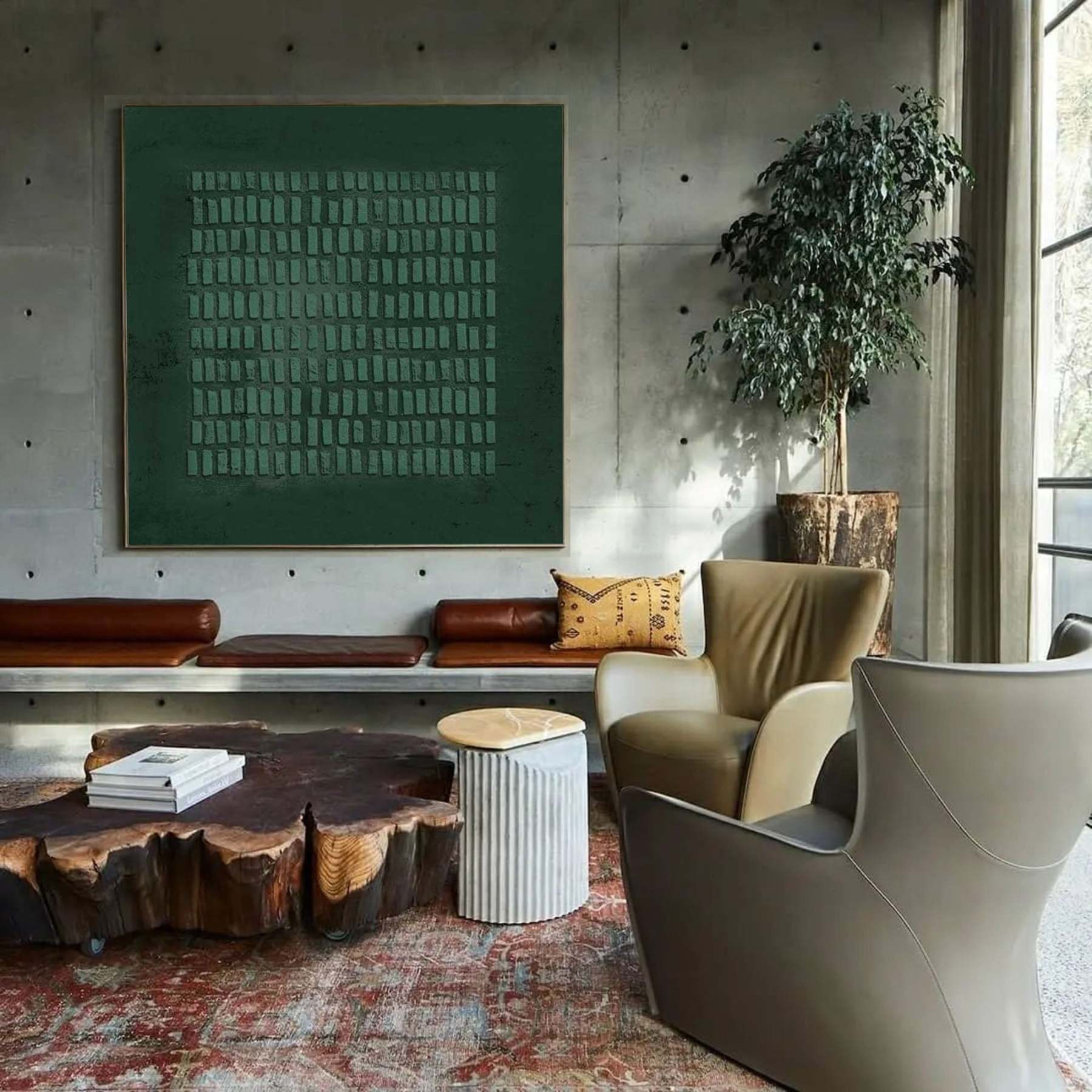 Wabi-Sabi Art Painting hand - painted #HM888-Homemural