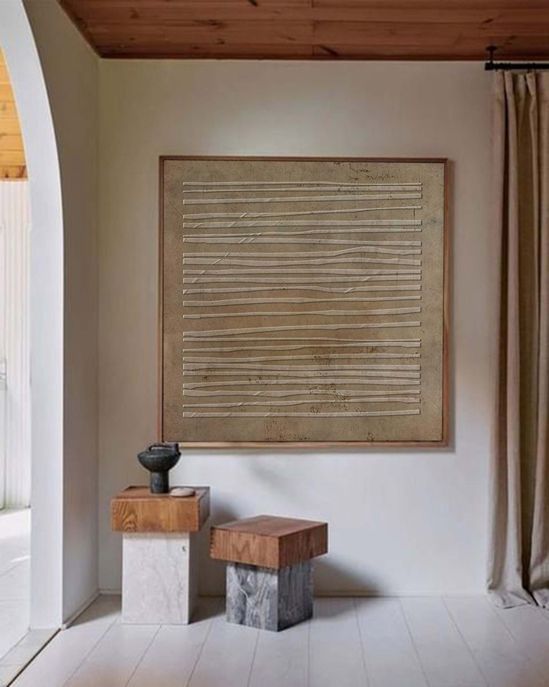 Wabi-Sabi Art Painting hand - painted #HM860-Homemural