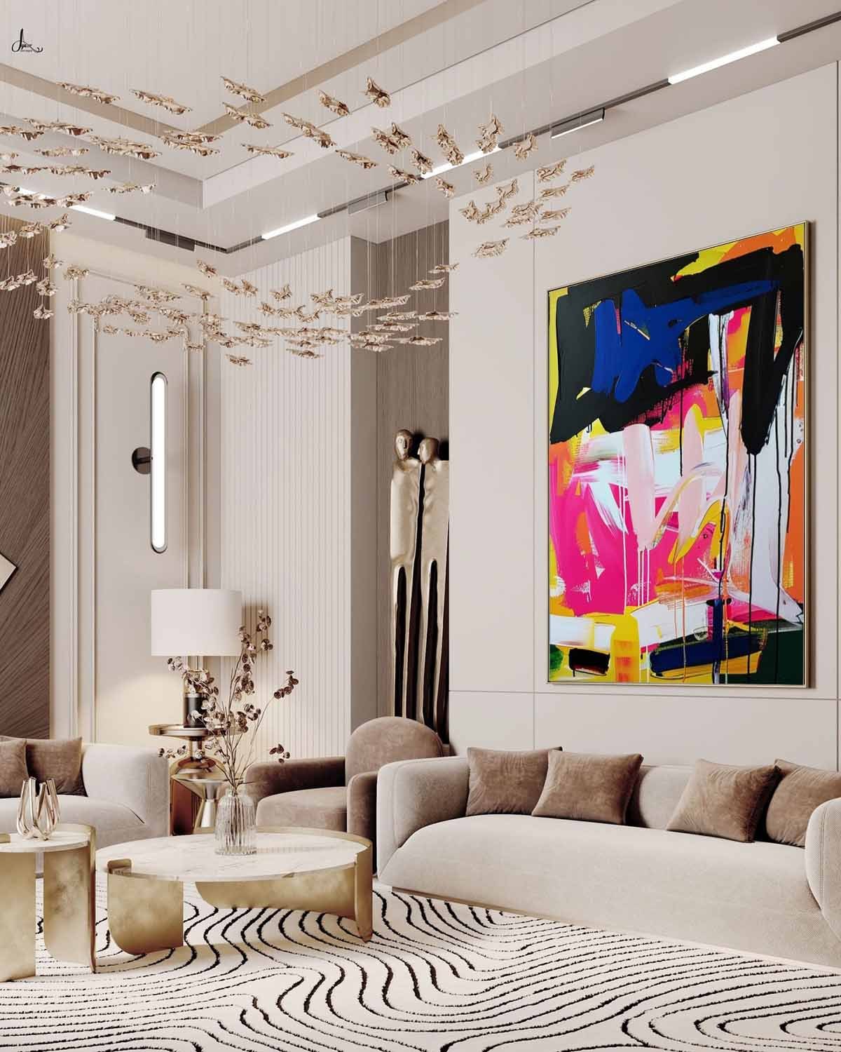 Colorful Paintings Art Painting hand - painted #HM1206