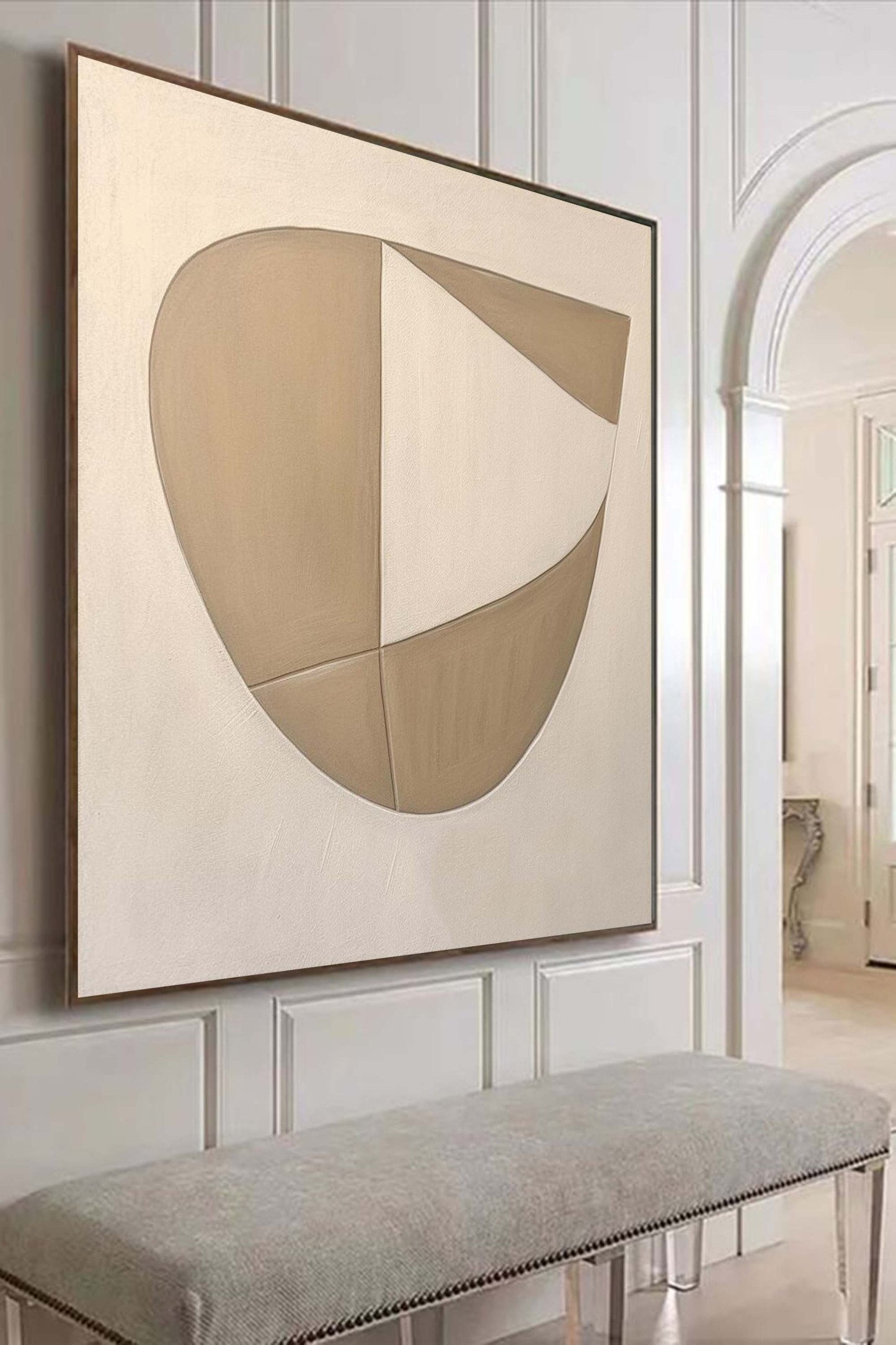 Contemporary Minimalist Art Painting hand - painted #HM138-Homemural