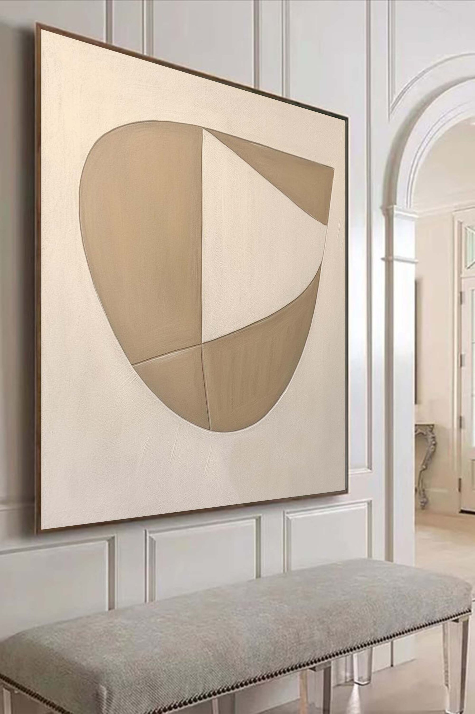 Contemporary Minimalist Art Painting hand - painted #HM138-Homemural