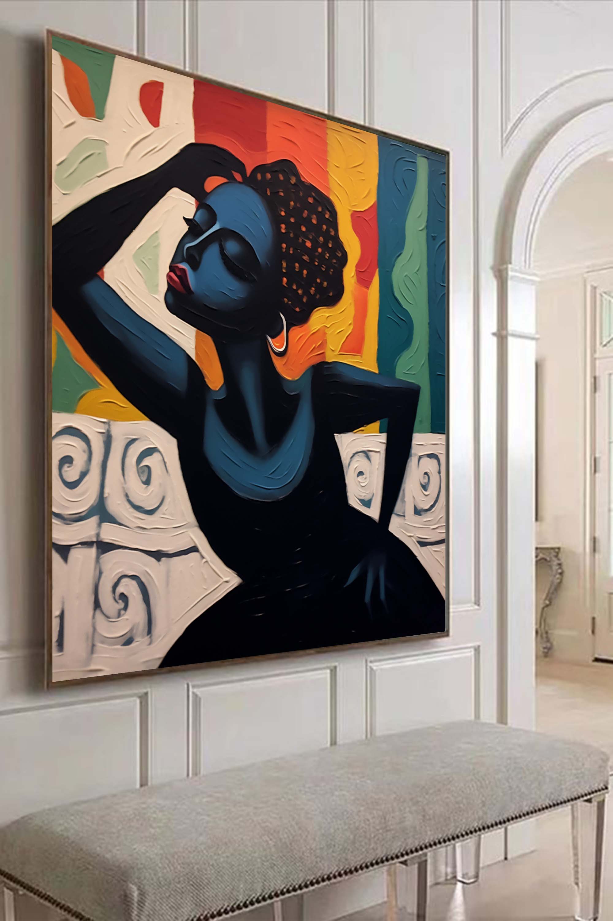 Abstract Graffiti Art Painting hand-painted #HM813-Homemural