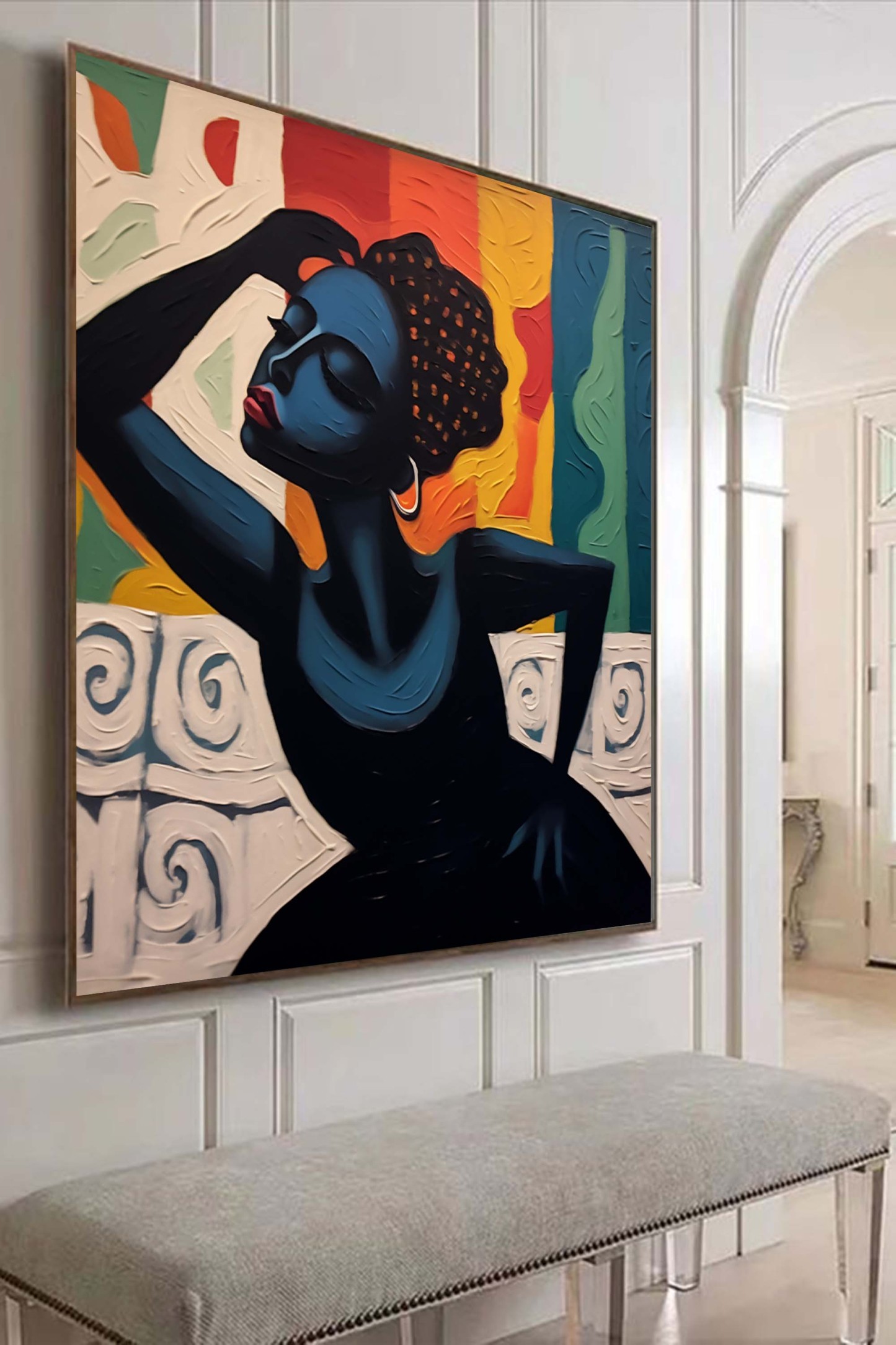 Abstract Graffiti Art Painting hand-painted #HM813-Homemural