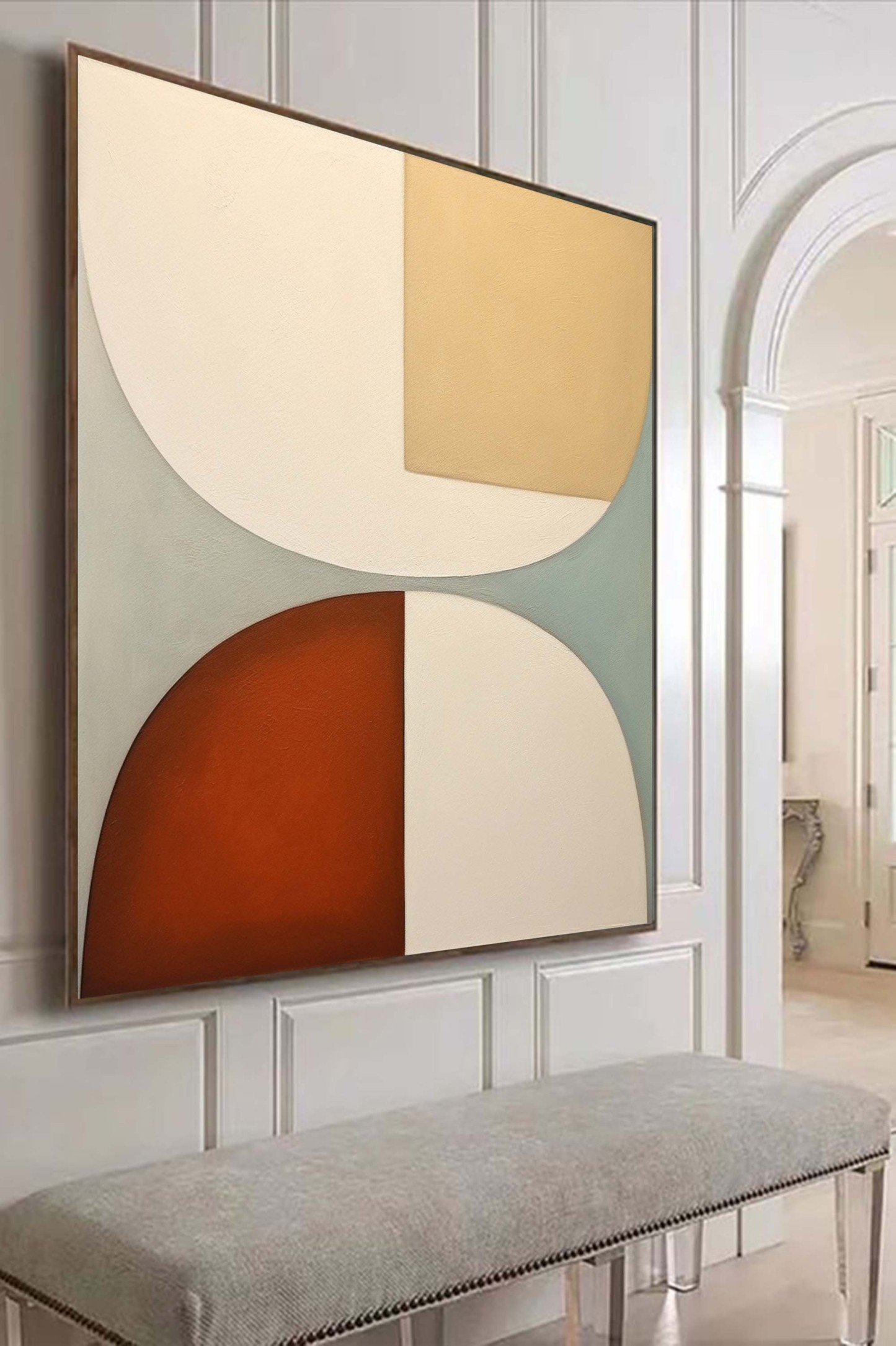 Contemporary Minimalist Art Painting hand - painted #HM429-Homemural