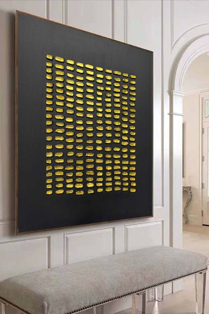 Plaster Art Painting hand - painted #HM1005