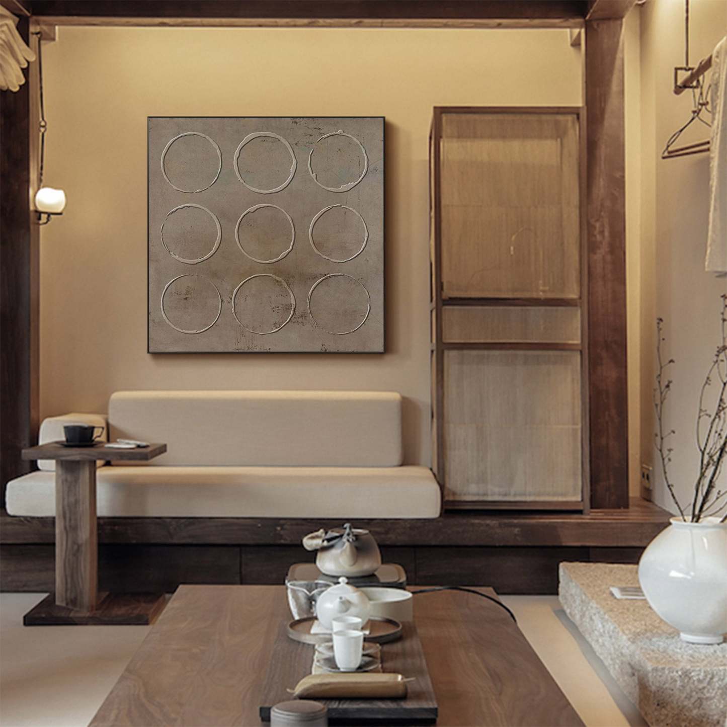 Wabi-Sabi Art Painting hand - painted #HM496-Homemural