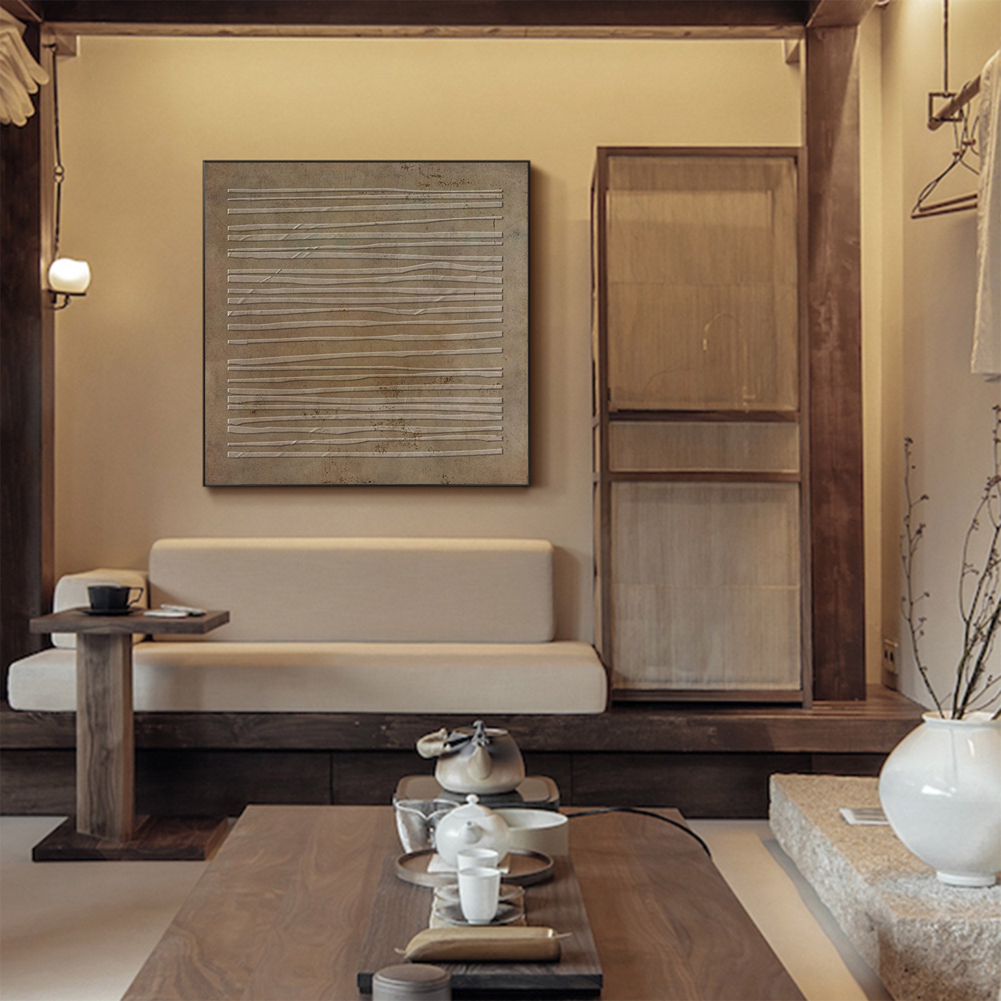 Wabi-Sabi Art Painting hand - painted #HM860-Homemural