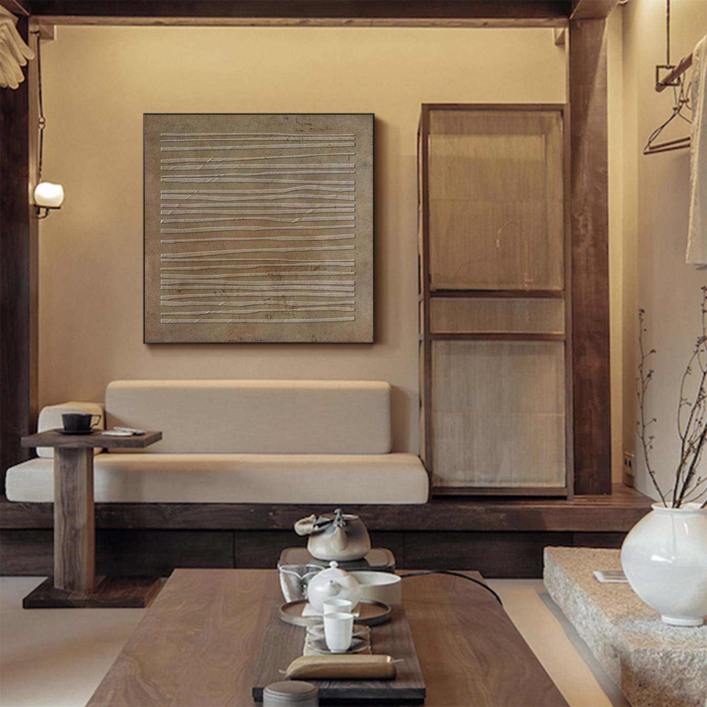 Wabi-Sabi Art Painting hand - painted #HM860-Homemural