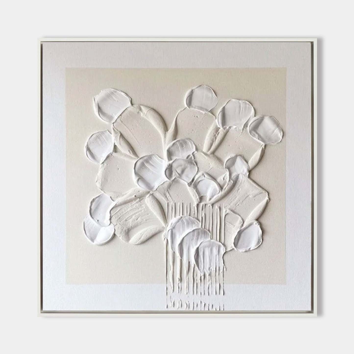 Plaster Art Painting hand - painted #HM187-Homemural