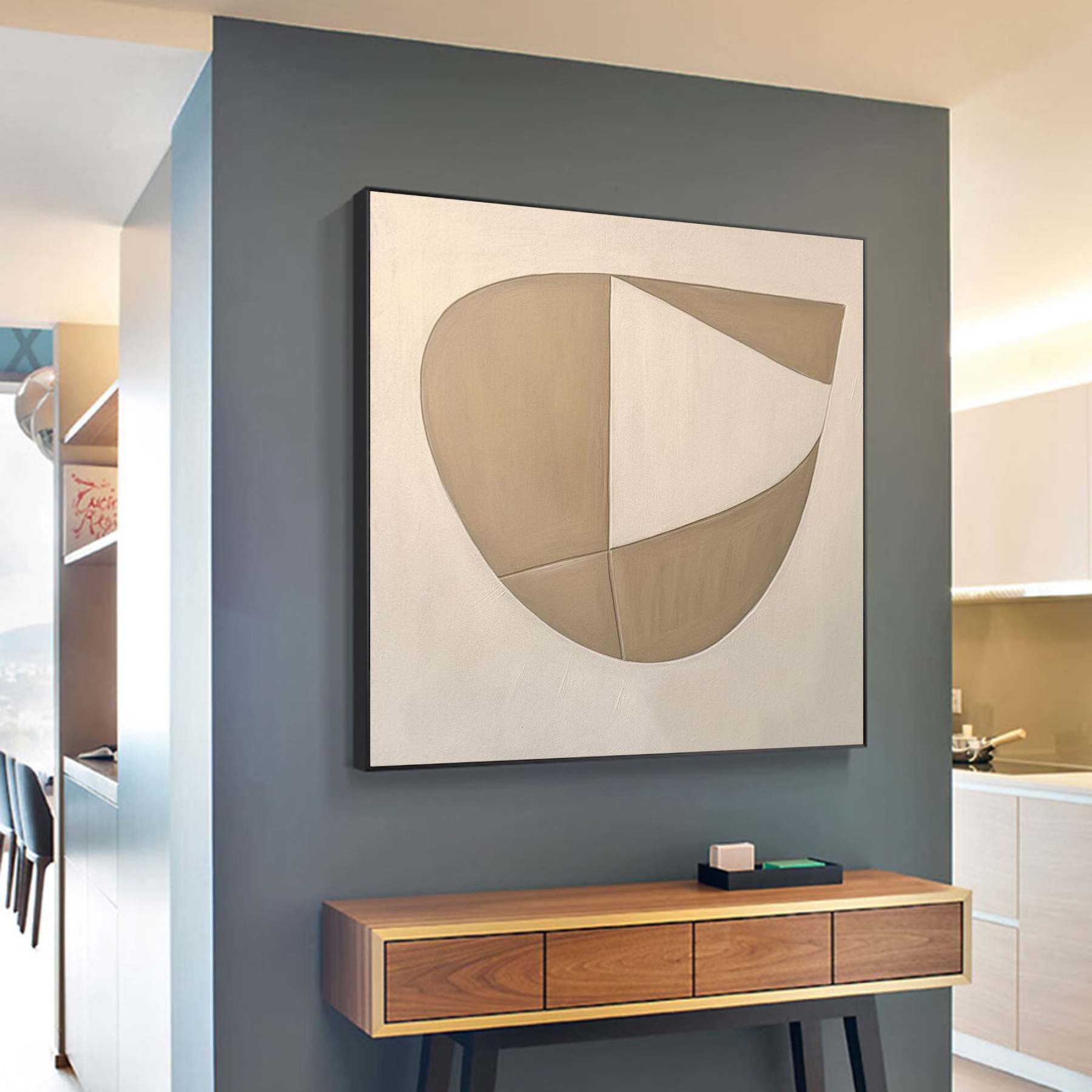 Contemporary Minimalist Art Painting hand - painted #HM138-Homemural