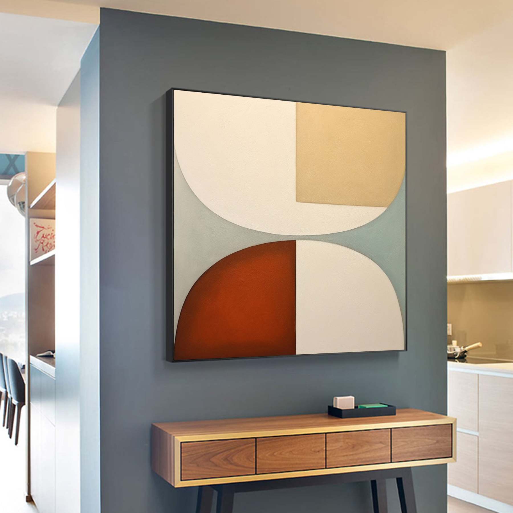Contemporary Minimalist Art Painting hand - painted #HM429-Homemural