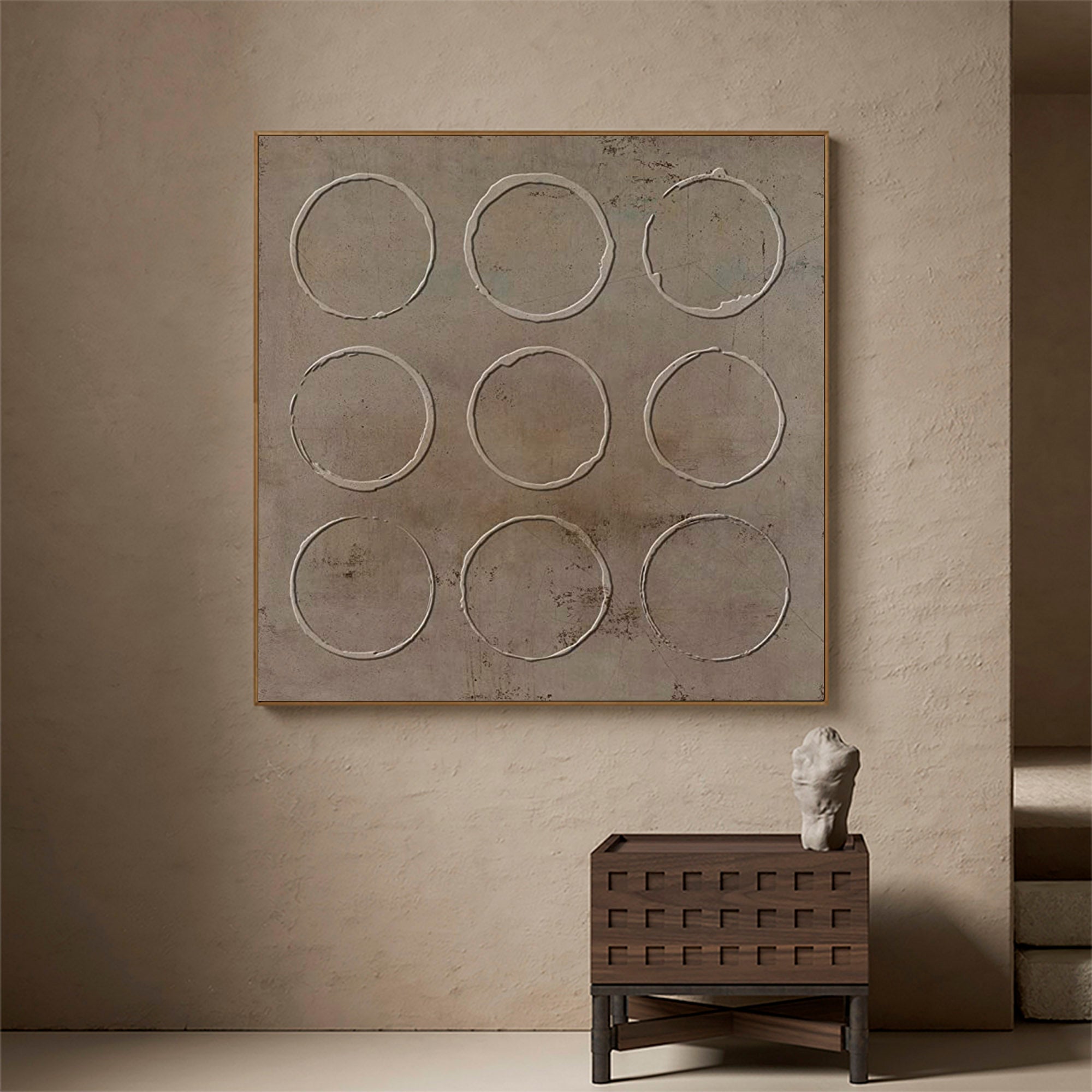 Wabi-Sabi Art Painting hand - painted #HM496-Homemural