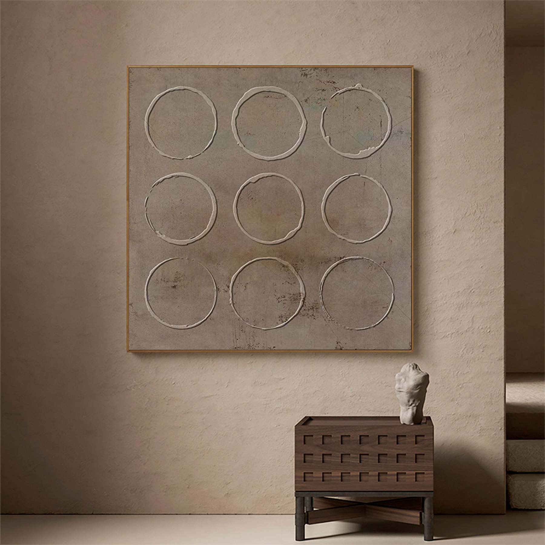 Wabi-Sabi Art Painting hand - painted #HM496-Homemural