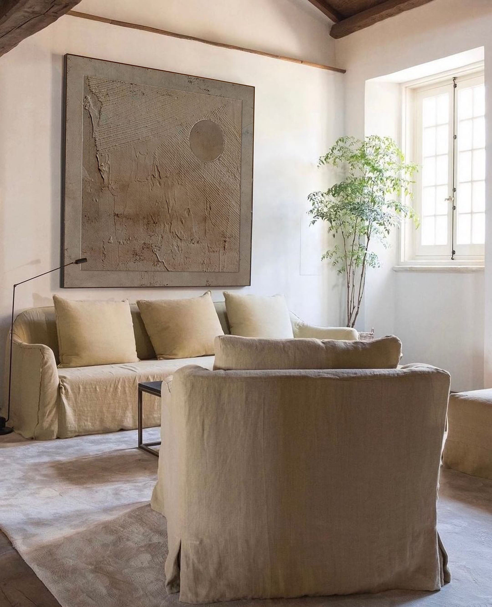 Wabi-Sabi Art Painting hand - painted #HM701-Homemural