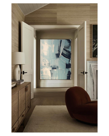 Contemporary Minimalist Art Painting hand - painted #HM571