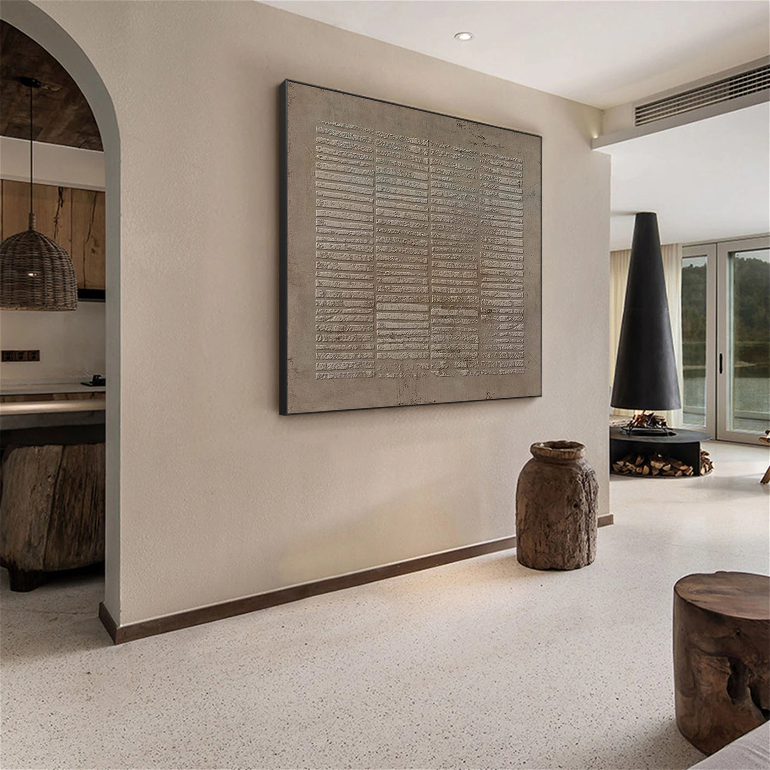 Wabi-Sabi Art Painting hand - painted #HM1435