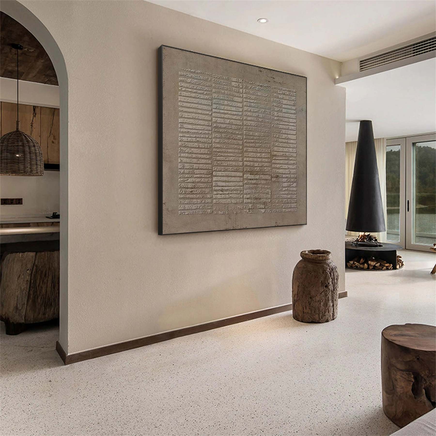 Wabi-Sabi Art Painting hand - painted #HM1435