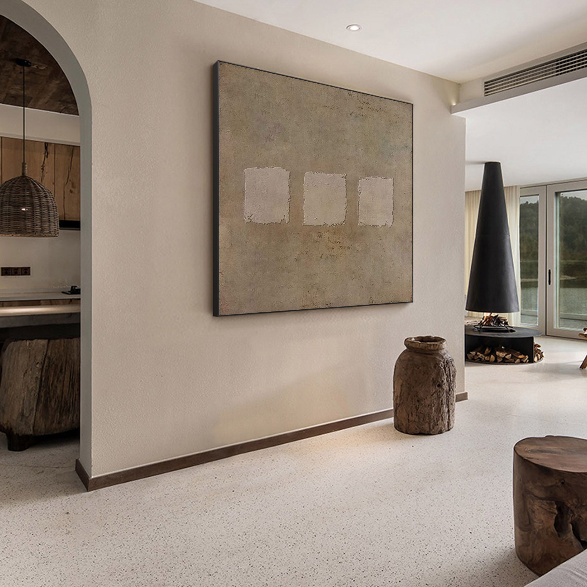 Wabi-Sabi Art Painting hand - painted #HM884-Homemural