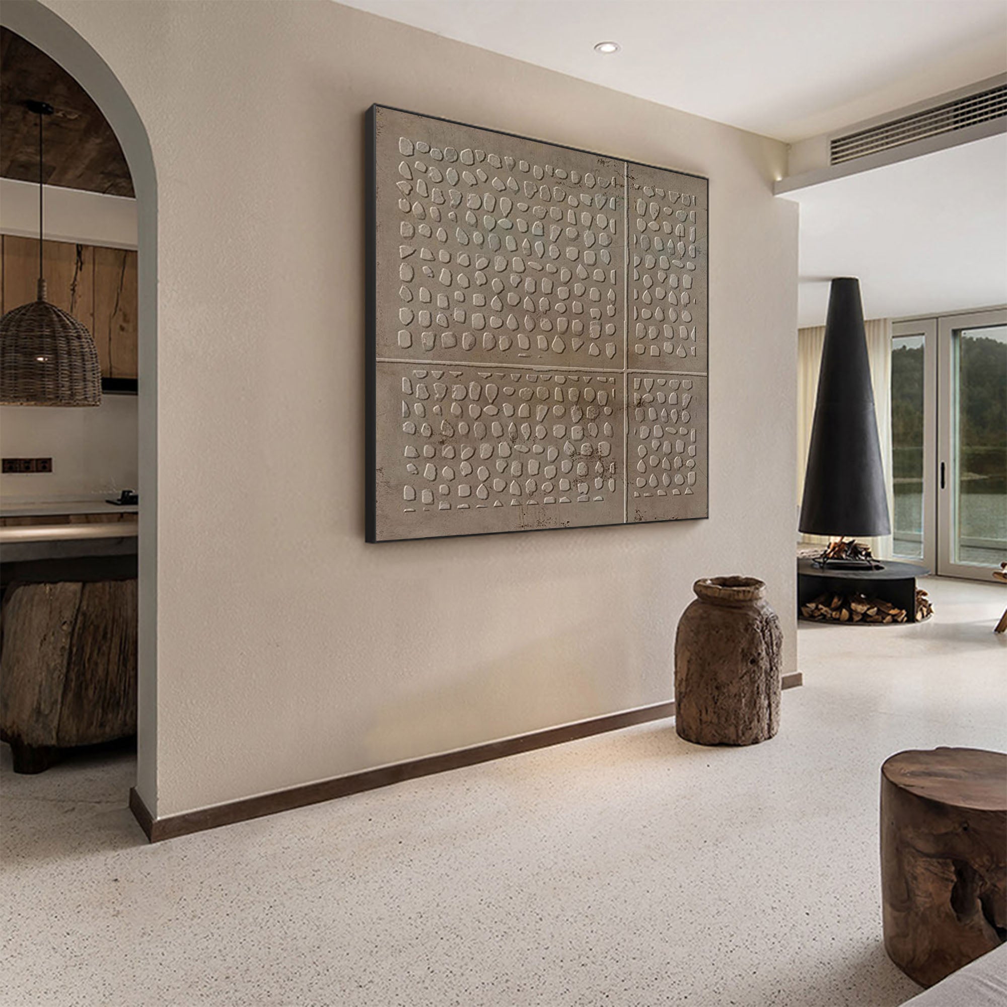 Wabi-Sabi Art Painting hand - painted #HM456-Homemural