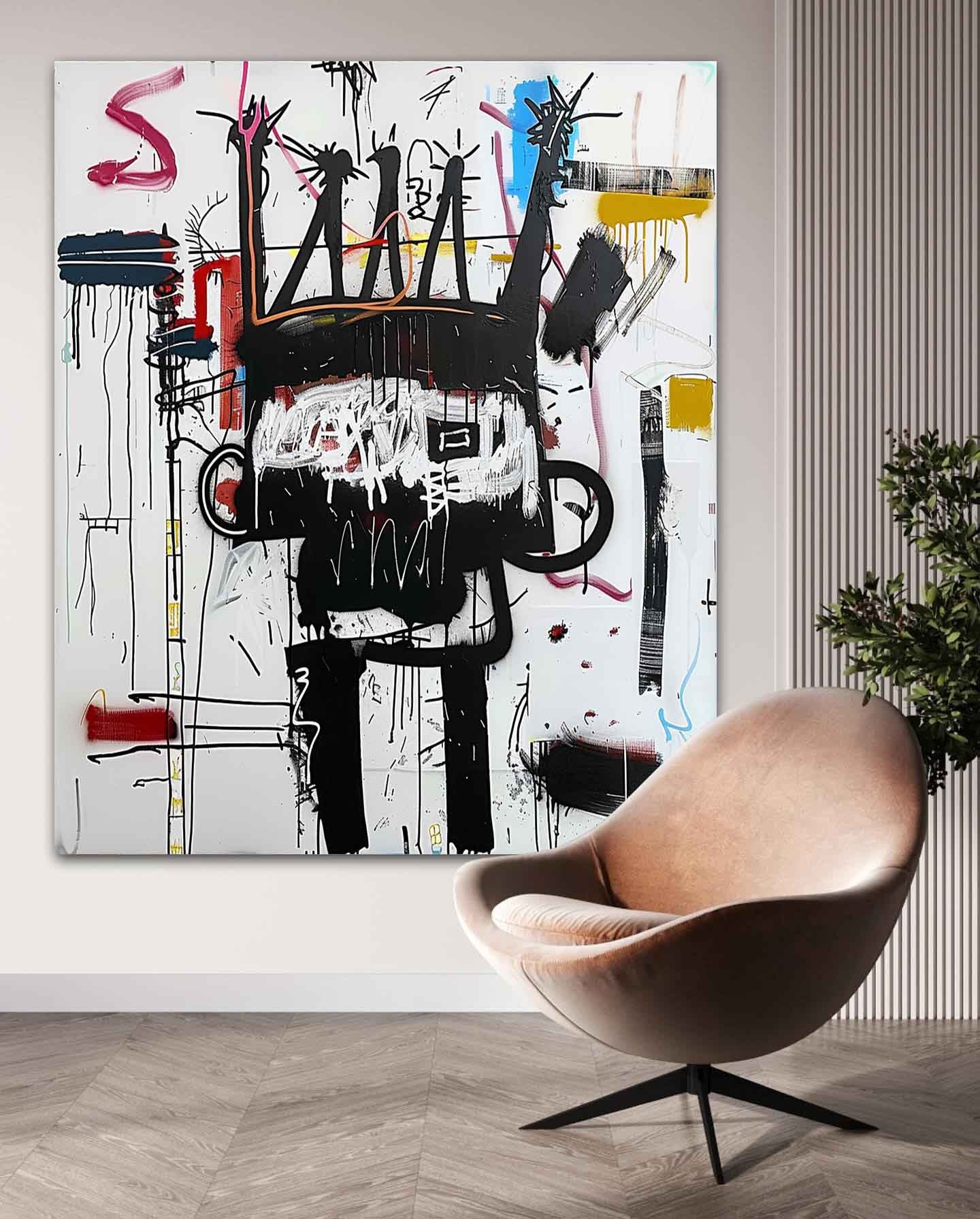 Abstract Graffiti Art Painting hand-painted #HM12