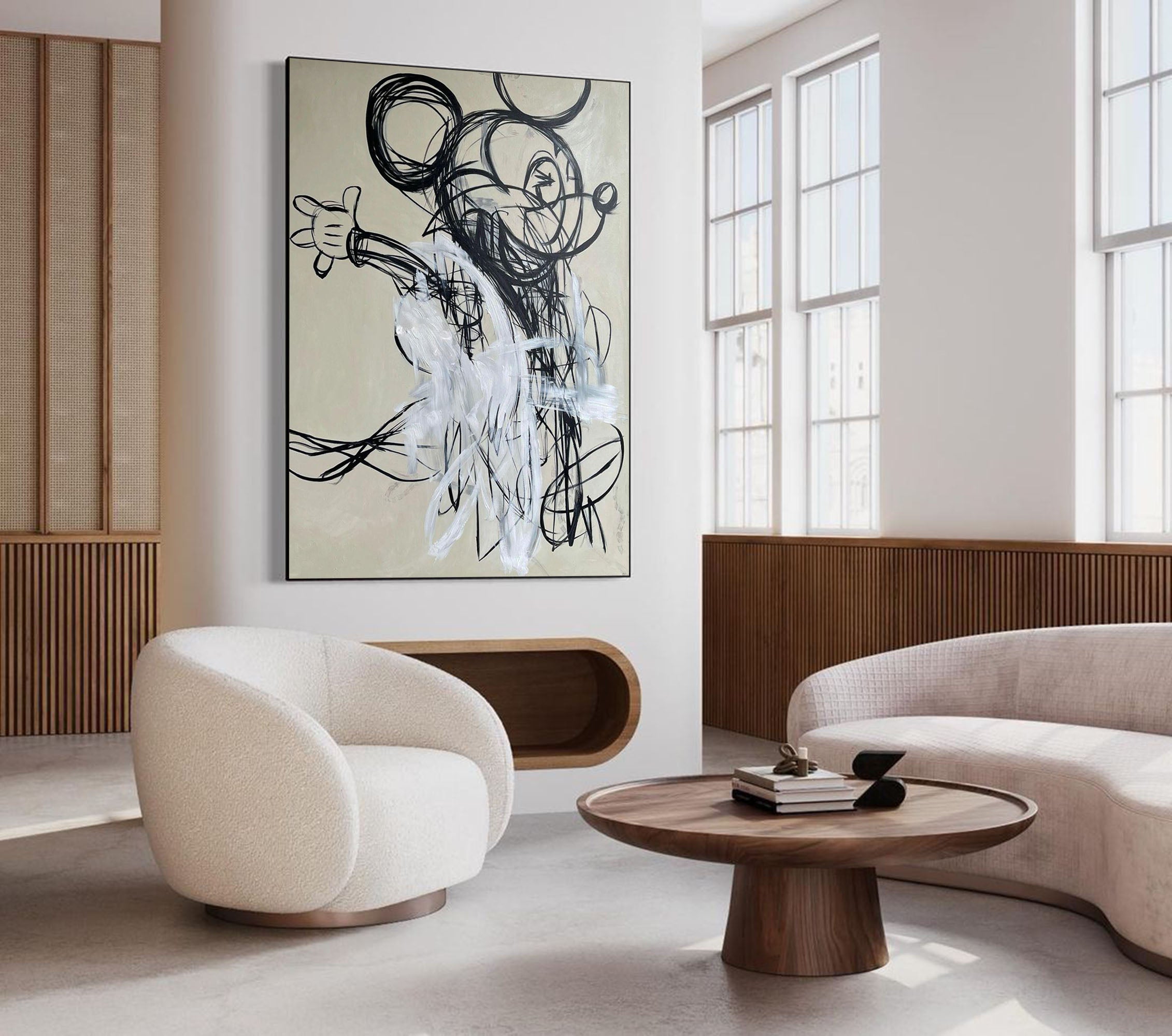 Pop Art Painting hand - painted #HM357-Homemural