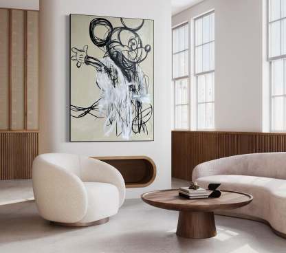 Pop Art Painting hand - painted #HM357-Homemural