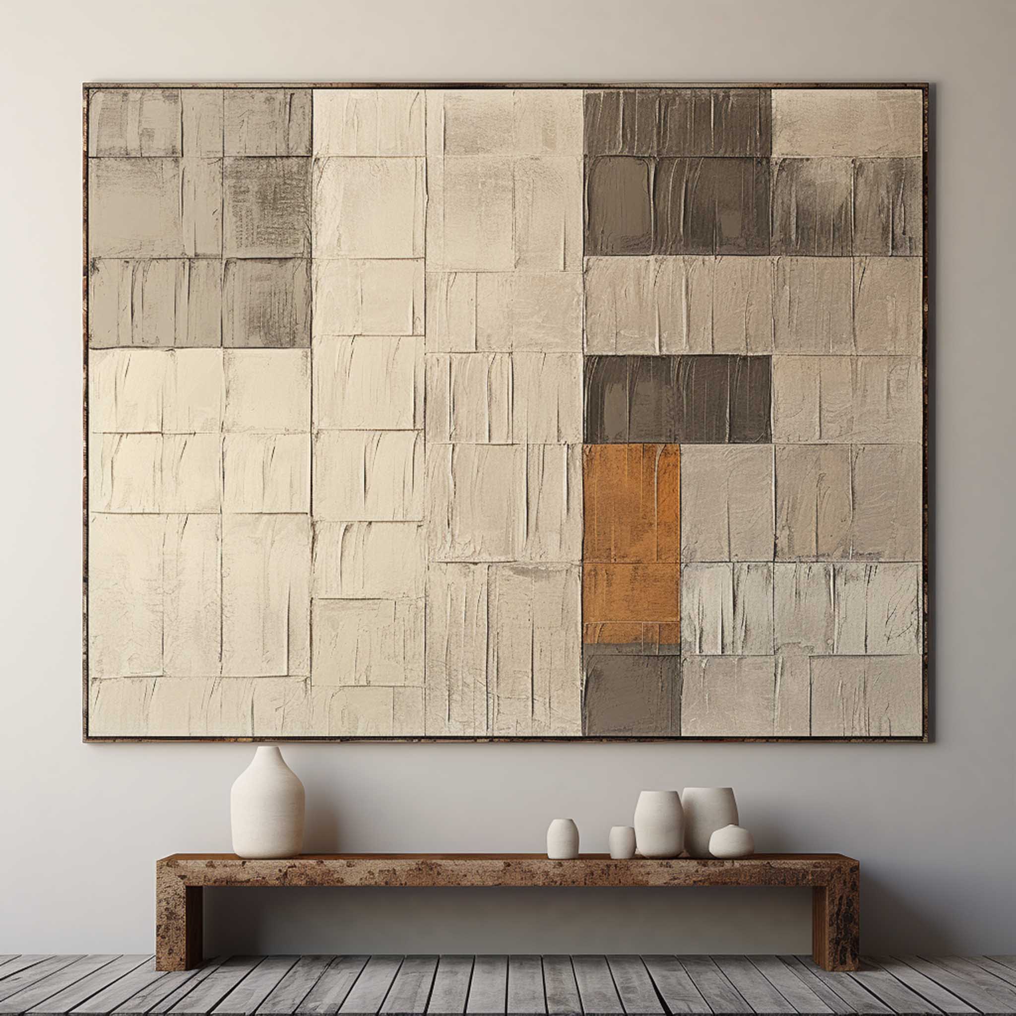 Wabi-Sabi Art Painting hand - painted #HM788-Homemural