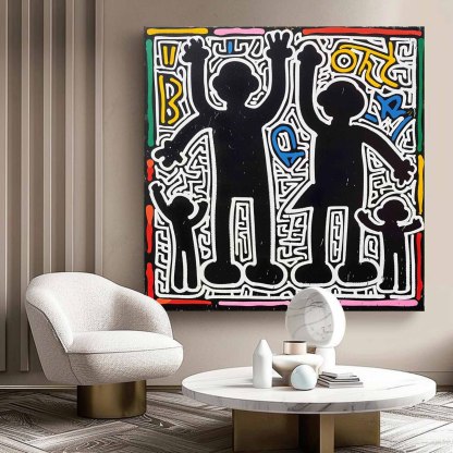 Abstract Graffiti Art Painting hand-painted #HM23