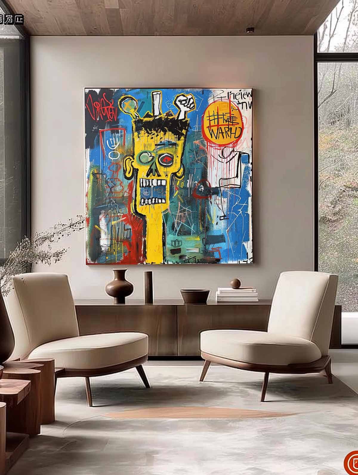 Abstract Graffiti Art Painting hand-painted #HM24