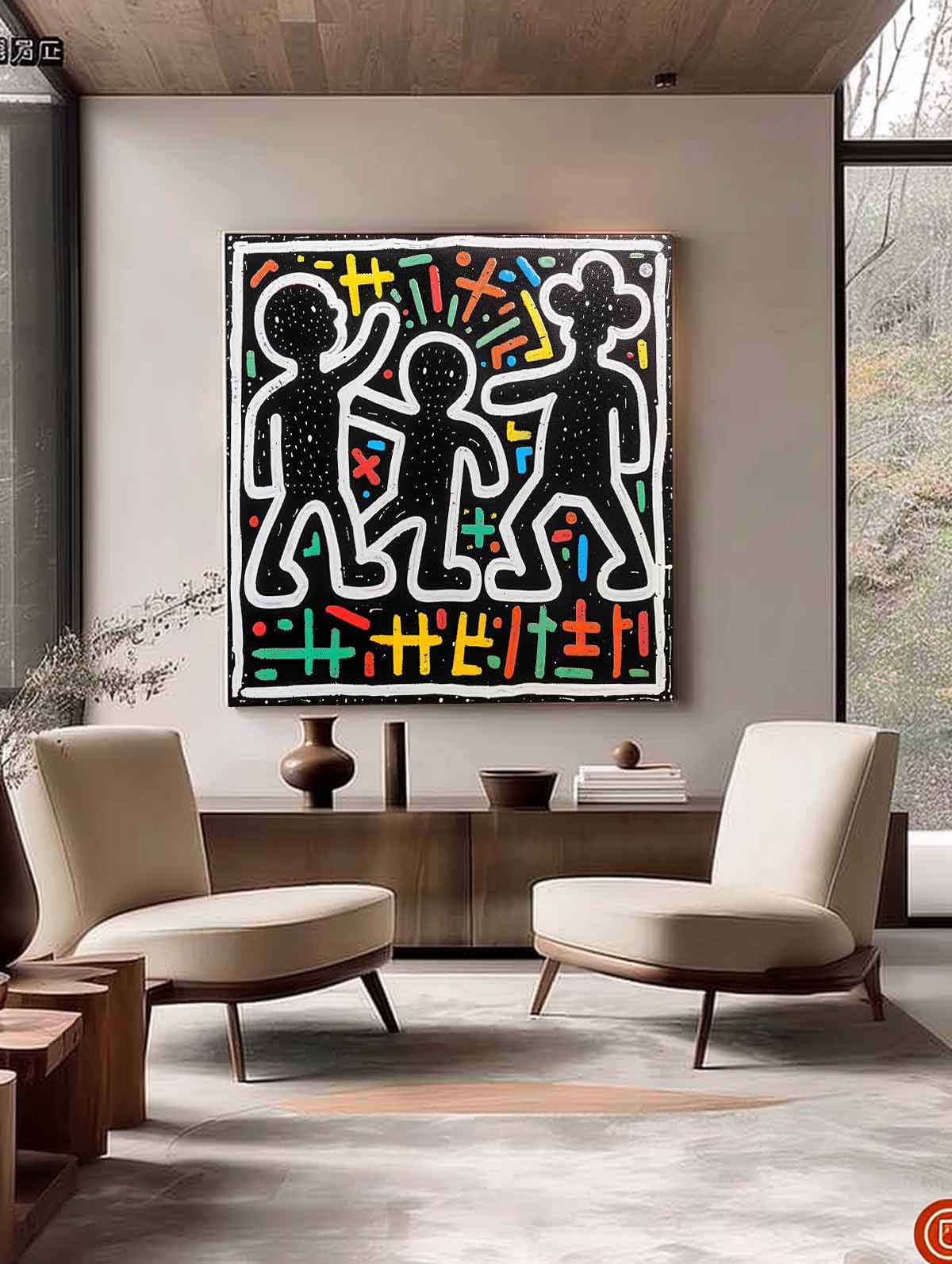 Abstract Graffiti Art Painting hand-painted #HM21