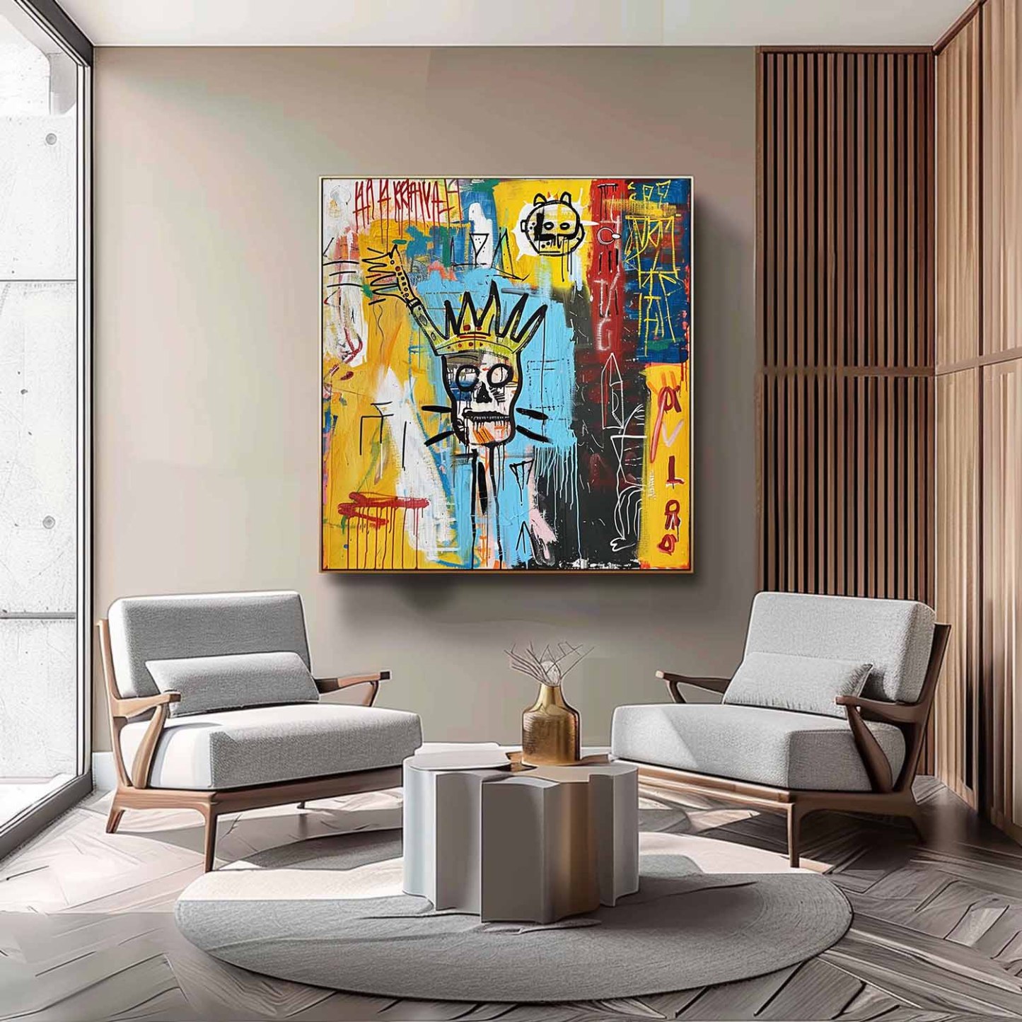 Pop Art Painting hand - painted #HM421-Homemural