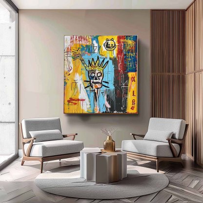 Pop Art Painting hand - painted #HM421-Homemural