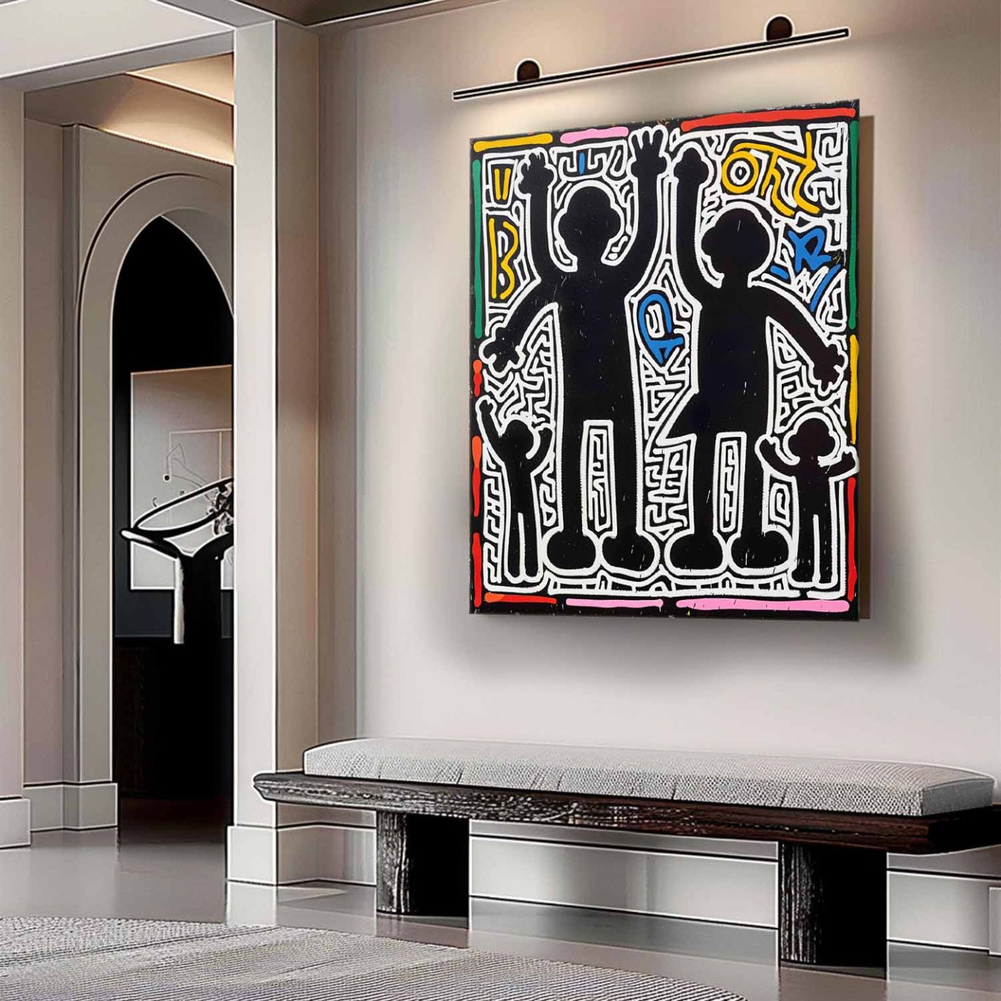 Abstract Graffiti Art Painting hand-painted #HM23