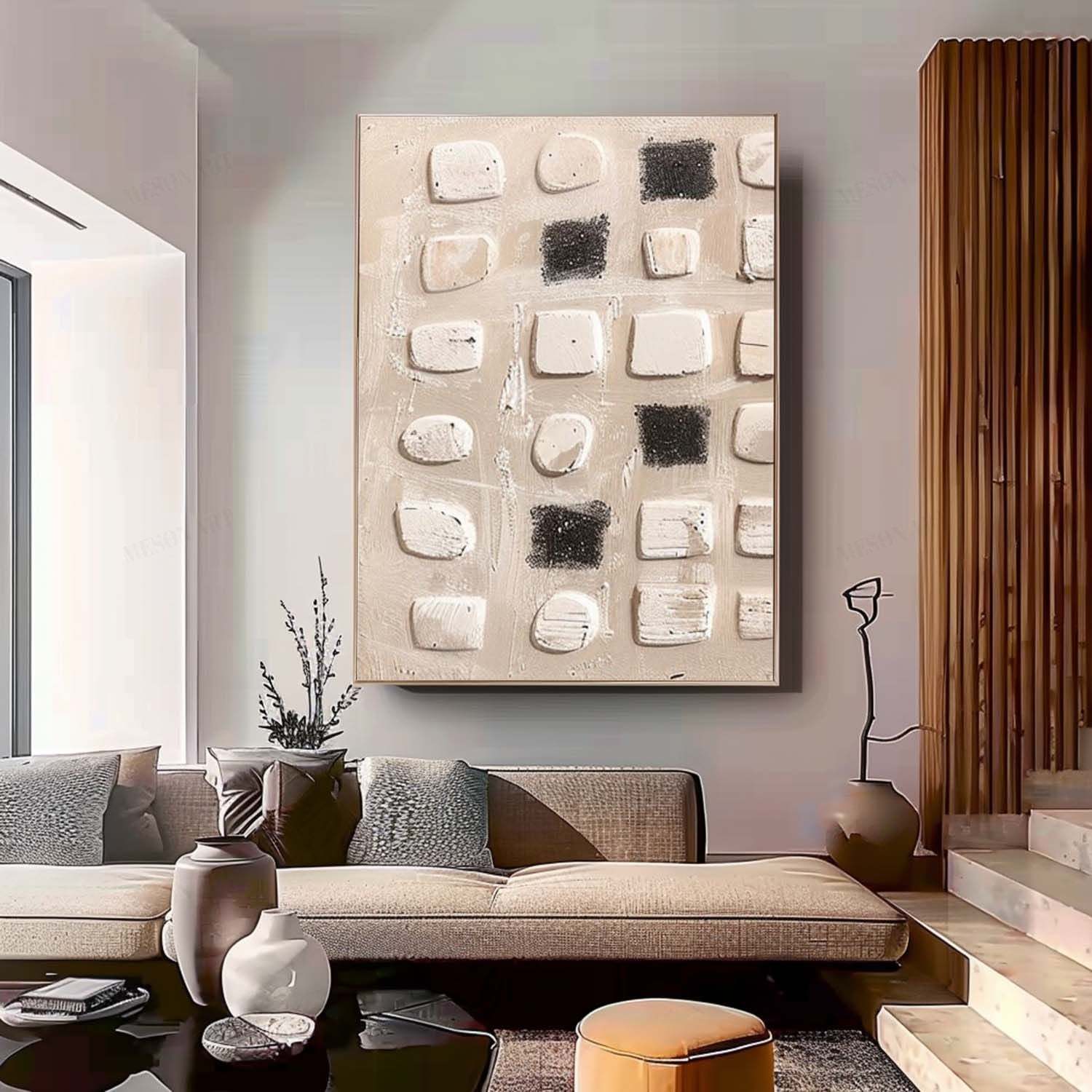 Wabi-Sabi Art Painting hand - painted #HM286-Homemural