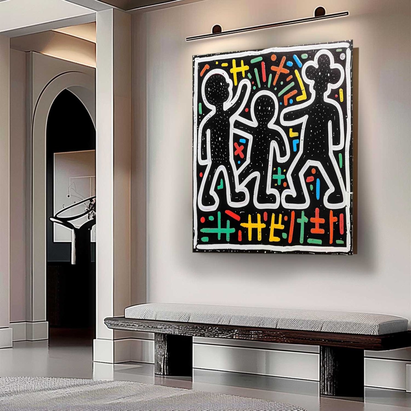 Abstract Graffiti Art Painting hand-painted #HM21