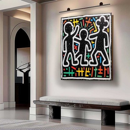 Abstract Graffiti Art Painting hand-painted #HM21