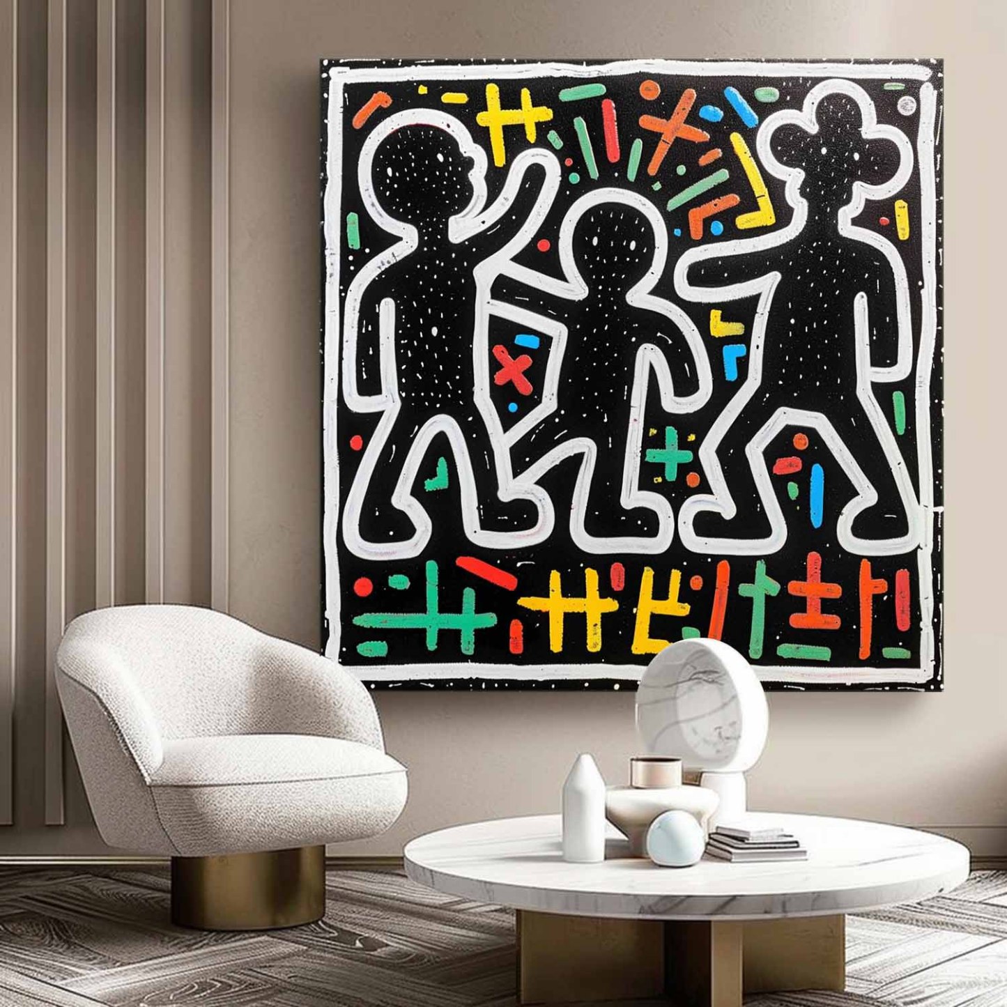 Abstract Graffiti Art Painting hand-painted #HM21