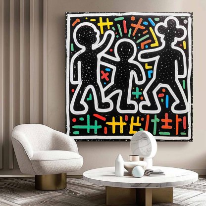 Abstract Graffiti Art Painting hand-painted #HM21
