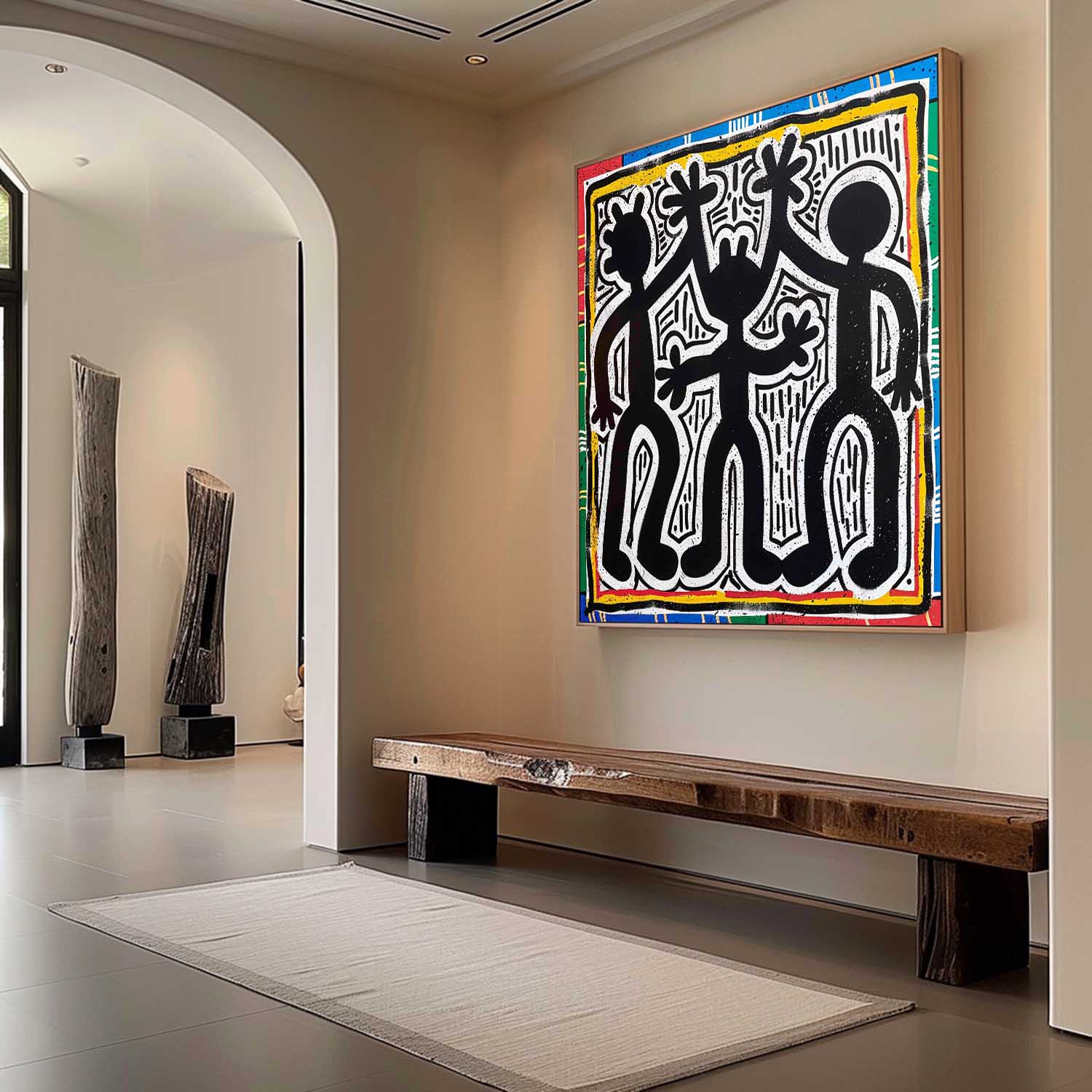 Abstract Graffiti Art Painting hand-painted #HM22