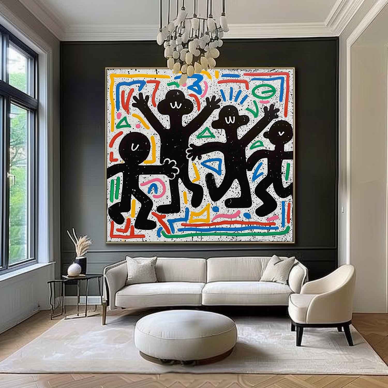 Abstract Graffiti Art Painting hand-painted #HM20