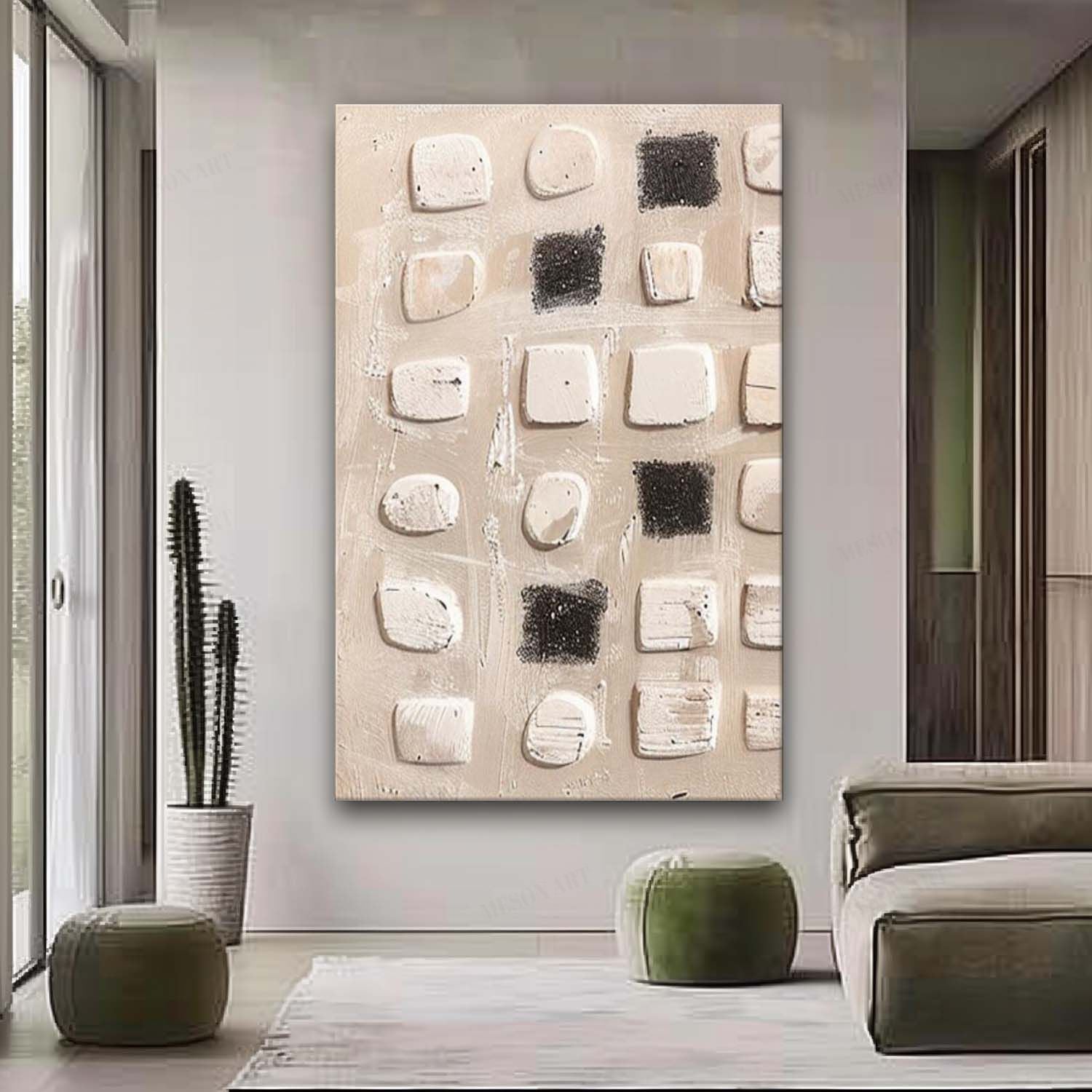 Wabi-Sabi Art Painting hand - painted #HM286-Homemural