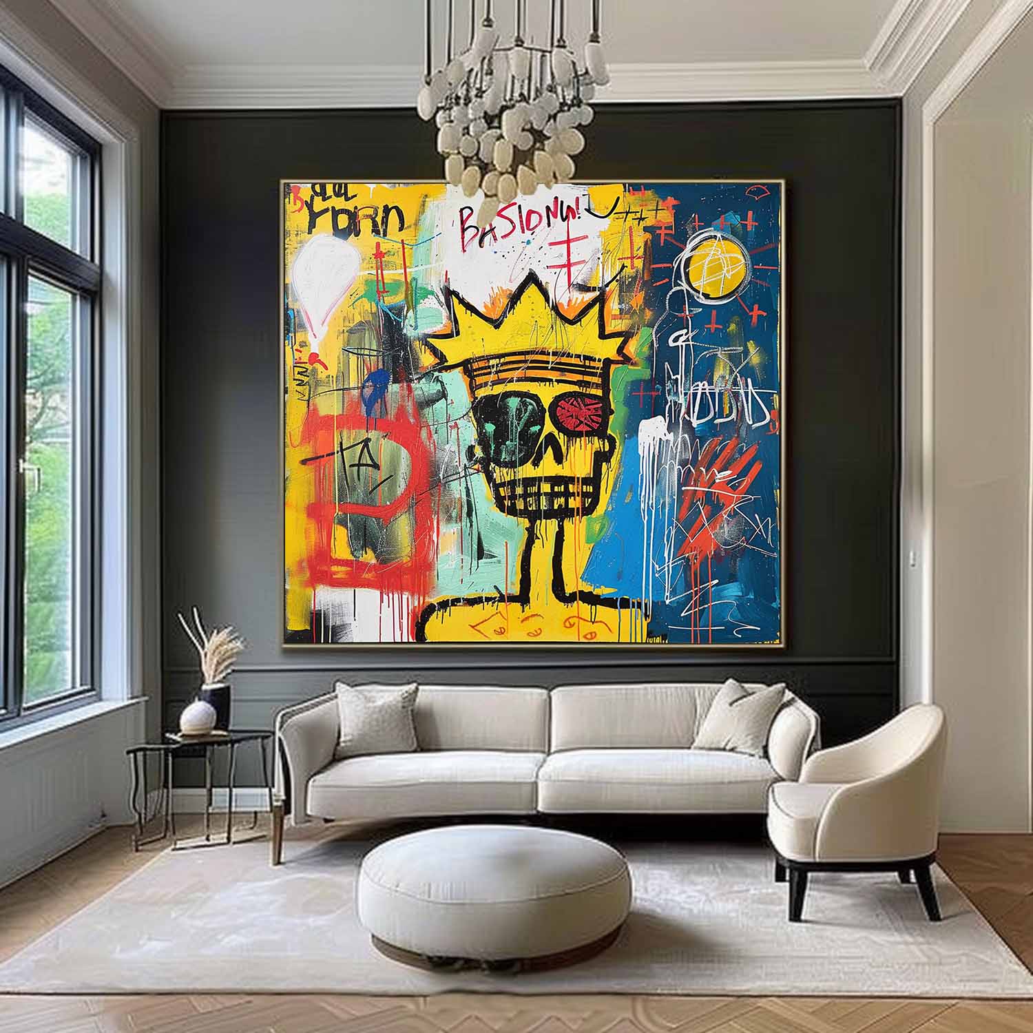 Pop Art Painting hand - painted #HM416-Homemural
