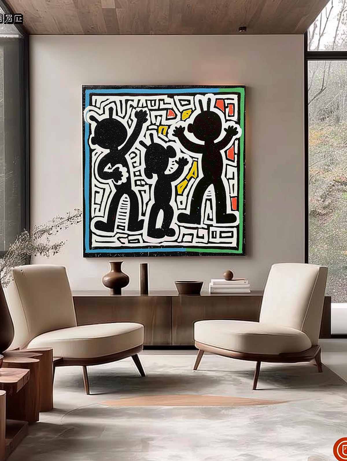 Abstract Graffiti Art Painting hand-painted #HM19